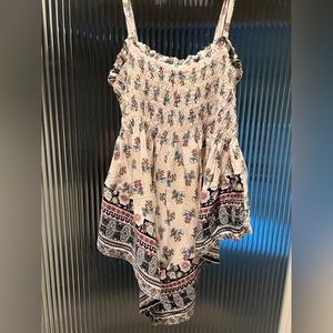 Boho style top:  Rose and Grey